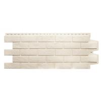 Фасадная панель Grand Line Состаренный кирпич Стандарт молочная