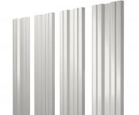 Штакетник Twin 0,45 PE-double RAL 9003 сигнальный белый