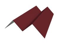 Угол внутренний фибросайдинга Slim 0,5 Satin с пленкой RAL 3005 красное вино (2м)