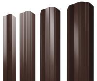 Штакетник М-образный B фигурный 0,45 Print Elite Antique Wood TwinColor