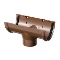 Воронка желоба ТЕХНОНИКОЛЬ ПВХ 125/82, коричневый