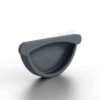 Заглушка желоба D125 Foramina Freeze (FRZ_D-01-Grey\Grey-0.6)