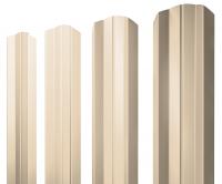 Штакетник М-образный А фигурный 0,45 PE RAL 1015 светлая слоновая кость