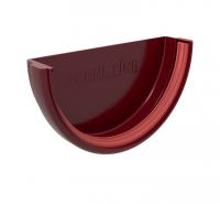 Заглушка желоба Классика 120 ПВХ Grand Line бордо (RAL 3005)