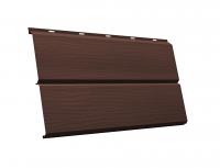 ЭкоБрус 3D 0,345 Grand Line 0,45 Drap с пленкой RAL 8017 шоколад