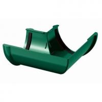 Угол желоба ТЕХНОНИКОЛЬ ПВХ 125/82, 90°, зеленый