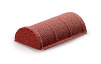 Конек полукруглый конечный AeroDek Tradition /Firenze терракота