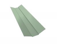 Планка ендовы верхней 95х80х95 0,45 PE с пленкой RAL 6019 бело-зеленый (2м)