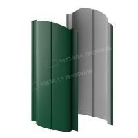 Штакетник металлический МП ELLIPSE-O 19х126 NormanMP (ПЭ-01-6005-0.5)