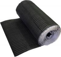 Лента для примыкания гофрированная алюминиевая Optima черная, 280 мм (5м)