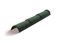 Конек полукруглый тройной Mtile темно-зеленый