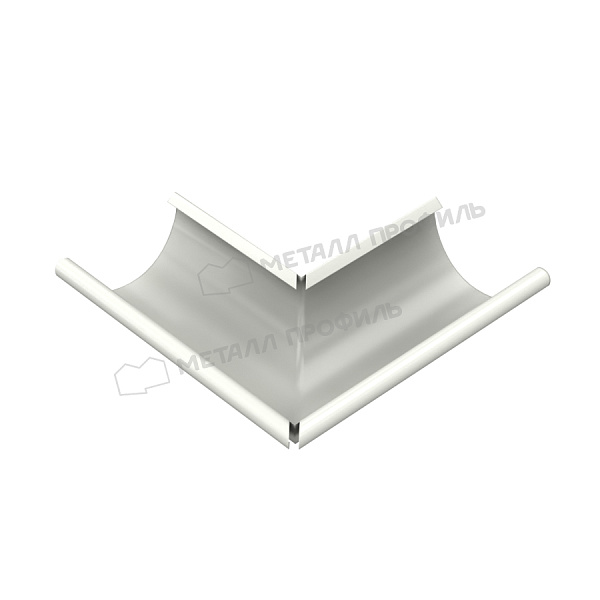 Угол желоба наружный МЕТАЛЛ ПРОФИЛЬ Foramina PUR D125 Ral 9010