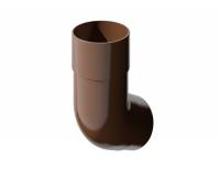 Колено трубы ТЕХНОНИКОЛЬ ПВХ ПВХ 125/82, 108°, темно-коричневый