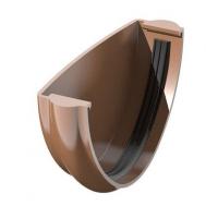 Заглушка желоба ТЕХНОНИКОЛЬ ПВХ 125/82, коричневый