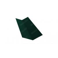 Планка ендовы верхней 145х145 0,7 PE с пленкой RAL 6005 зеленый мох (3м)