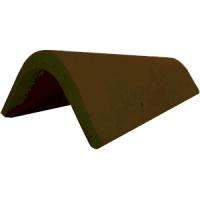 Боковая универсальная черепица Braas темно-коричневый