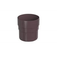 Муфта трубы ТЕХНОНИКОЛЬ Оптима ПВХ 120/80, темно-коричневый