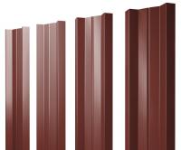 Штакетник М-образный А 0,45 PE RAL 3009 оксидно-красный