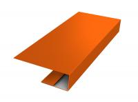 J-Профиль 18мм 0,45 PE с пленкой RAL 2004 оранжевый (2,5м)