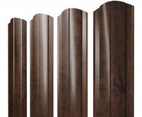 Штакетник Круглый фигурный 0,45 Print-double Premium Antique Wood