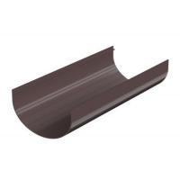 Желоб водосточный ТЕХНОНИКОЛЬ Оптима ПВХ 120/80, 3 м, темно-коричневый