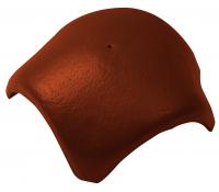 Вальмовая черепица с 3 зажимами Braas красный