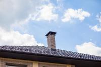 Дымник на трубу 520х390мм 0,4 PE с пленкой RAL 7024 мокрый асфальт