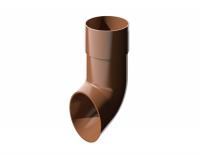 Слив трубы ТЕХНОНИКОЛЬ ПВХ ПВХ 125/82, темно-коричневый