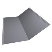 Планка ендовы нижней 300х300 0,45 PE с пленкой RAL 7004 сигнальный серый (2м)