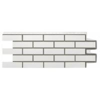 Фасадная панель Grand Line Клинкерный кирпич Премиум пломбирная (шов RAL 7006)