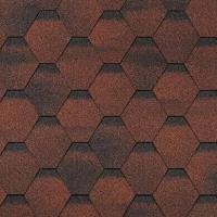 Гибкая черепица ТЕХНОНИКОЛЬ Финская Соната Красный