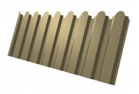 Профнастил С20А фигурный 0,45 PE RAL 1014 слоновая кость