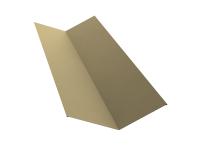 Планка ендовы верхней 145х145 0,45 PE с пленкой RAL 1014 слоновая кость (2,5м)