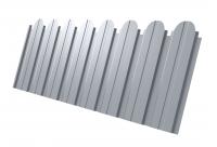 Профнастил С10B фигурный 0,45 PE с пленкой RAL 9003 сигнальный белый