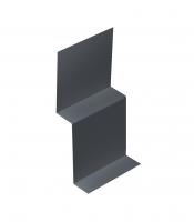 Стартовый профиль фибросайдинга 0,7 PE с пленкой RAL 7024 мокрый асфальт (3м)