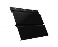 Металлический софит Квадро брус с перфорацией 0,5 GreenCoat Pural BT, matt с пленкой RR 33 черный (RAL 9005 черный)