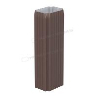 Труба водосточная 76х102х3000 (ПЭ-01-8017-0.5)