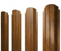 Штакетник П-образный А фигурный 0,45 Print Premium Golden Wood