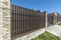 Штакетник М-образный А 0,5 Satin Matt RR 32 темно-коричневый