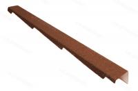 Планка фронтонная правая AeroDek Quadro кирпичный