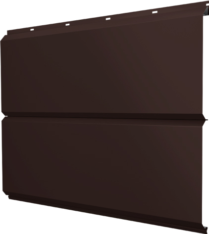 ЭкоБрус новый Grand Line 0,5 PurPro матовый с пленкой RAL 8017 шоколад
