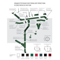 Держатель трубы D100 (на кирпич) (PURMAN Д-20-9005\9005-0.6)