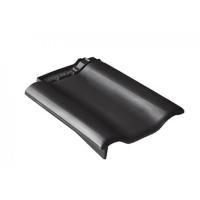 Боковая черепица левая Braas Рубин 9V глубокий черный