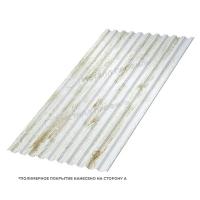 Профилированный лист С-21x1000-B (ECOSTEEL_MA-01-Беленый Дуб-0,5)