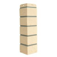 Угол Grand Line Состаренный кирпич Премиум шампань (шов RAL 7006)