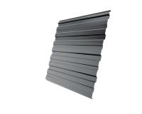 Профнастил С10R 0,5 Satin RAL 9006 бело-алюминиевый