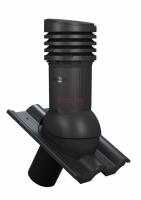 Вентиляционный выход Wirplast Wirovent Evo Tile E33 125 RAL 9005