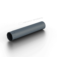 Труба водосточная D100х2000 Foramina Freeze (FRZ_D-01-Grey\Grey-0.5)