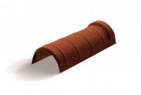 Конек полукруглый одинарный Mtile терракотовый