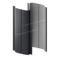 Штакетник металлический МП ELLIPSE-T 19х126 (PURMAN-20-7024-0.5)